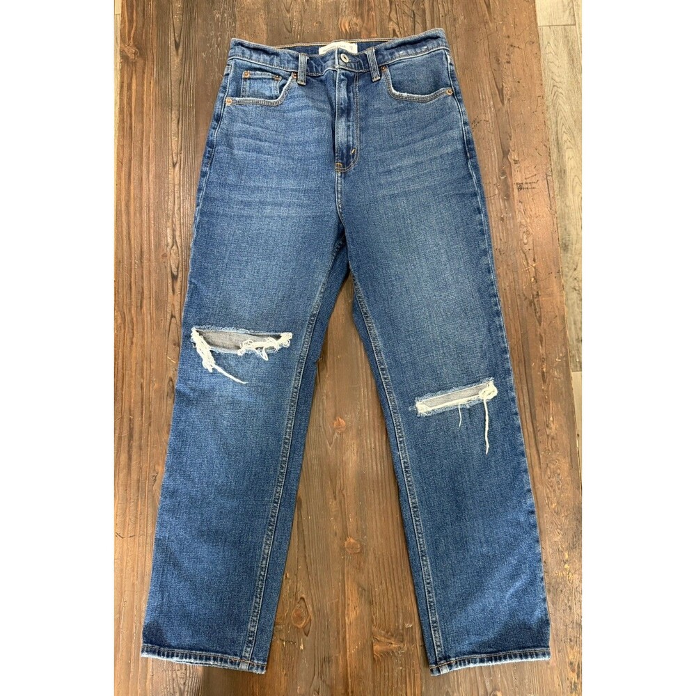 Abercrombie & Fitch Women's Jeans Ultra High Rise Size 28/6 The Ankle Straight